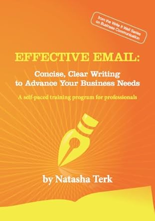 effective email 1st edition natasha terk b00grl7dns