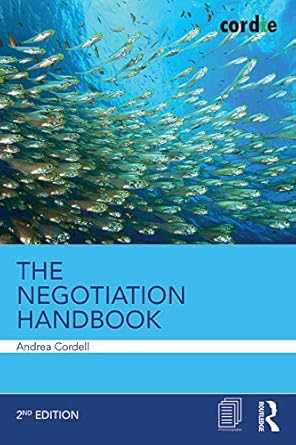 the negotiation handbook 1st edition andrea cordell b07h34lcvv, 978-1351239530