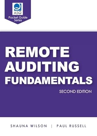 remote auditing fundamentals 1st edition shauna wilson ,paul russell 163694194x, 978-1636941943