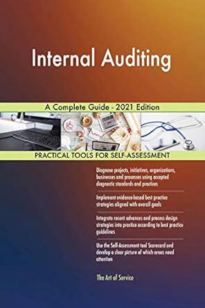 internal auditing a complete guide 2021st edition gerardus blokdyk b08p82ztf8, 978-1867488651