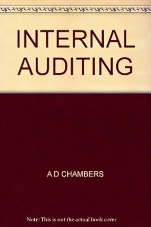 internal auditing 1st edition  b000sah6rc