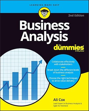 business analysis for dummies 1st edition alison cox b0brqznd9v, 978-1119912507