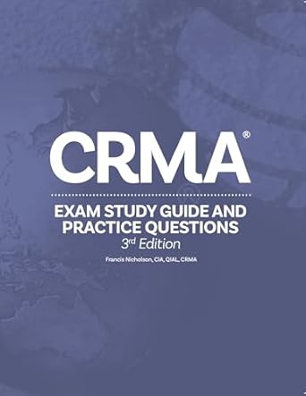 crma exam study guide and practice questions 1st edition francis nicholson b0dxgr9zzd, 978-1634541589