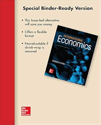 loose leaf for international economics 1st edition thomas pugel 1259578097, 978-1259578090