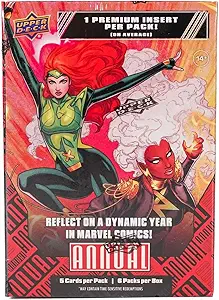 2024 upper deck marvel annual blaster trading card box 1st edition  b0dkvdg7d3