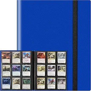 trading card folder album 9 pocket card album binder card collectors album with 360 side loading pocket