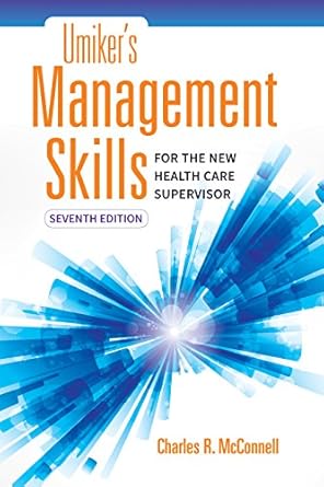 umikers management skills for the new health care supervisor 1st edition charles r mcconnell b001ir1kdk,