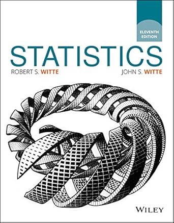 statistics 1st edition robert s witte ,john s witte b01nbndbe2, 978-1119299110