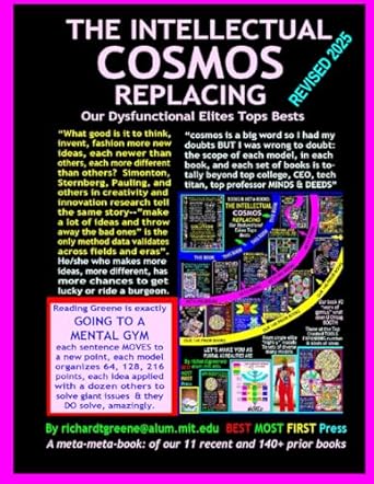 the inntellectual cosmos replacing our dystunctional elites tops bests revised 2025 a meta book readers guide