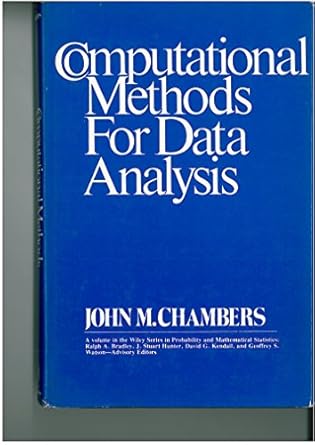computational methods for data analysis 1st edition john m chambers 0471027723, 978-0471027720