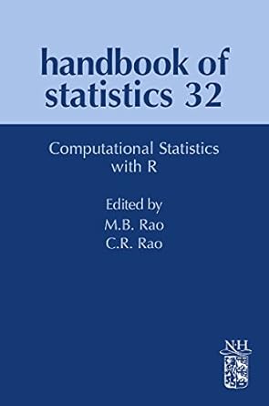 computational statistics with r 1st edition marepalli b rao ,c r rao b00qq6b8du, 978-0444634412