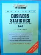 schaums outline of theory and problems of business statistics 1st edition leonard j kazmier 0070335338,