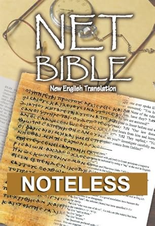 net bible noteless 1st edition biblical studies press b0010xia8k, 978-0737501490