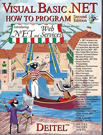 visual basic net how to program 2nd edition harvey m deitel ,paul j deitel ,tem r nieto 0130293636,