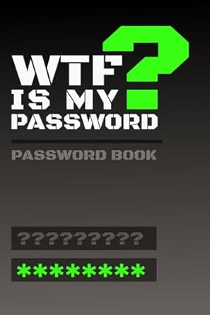 wtf is my password book compact website code keeper and credential organizer keep usernames emails and