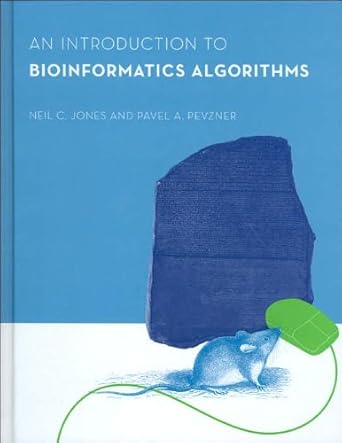 an introduction to bioinformatics algorithms by n c jones 1st edition pavel jones, neil c , pevzner b003ut1itu