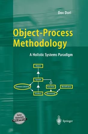 object process methodology 1st edition dov dori 3540654712, 978-3540654711