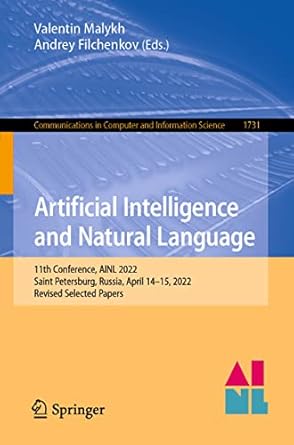 artificial intelligence and natural language 11th conference ainl 2022 saint petersburg russia april 14 15