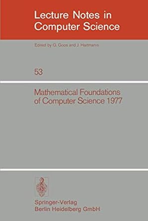 mathematical foundations of computer science 1977 6th symposium tatranska lomnica september 5 9 1977