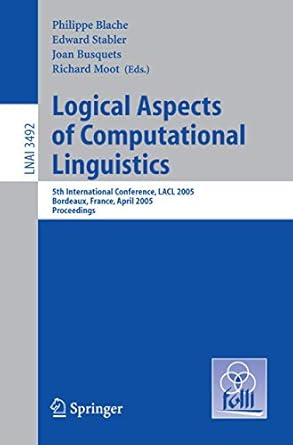 logical aspects of computational linguistics 5th international conference lacl 2005 bordeaux france april 28