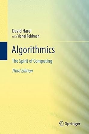 algorithmics the spirit of computing by david harel 1st edition david harel b01k0tg1nk