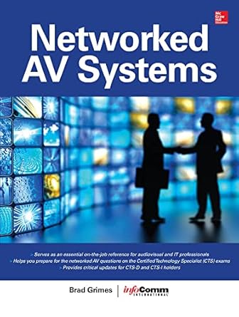networked audiovisual systems 1st edition brad grimes ,na avixa inc 0071825738, 978-0071825733