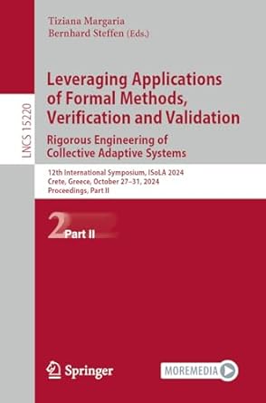 leveraging applications of formal methods verification and validation rigorous engineering of collective