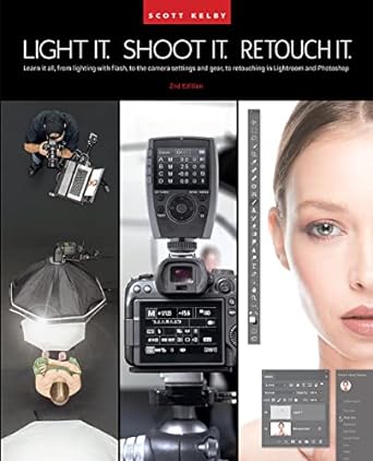 light it shoot it retouch it learn it all from lighting with flash to the camera settings and gear to