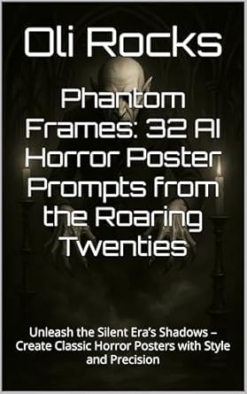 phantom frames 32 ai horror poster prompts from the roaring twenties unleash the silent eras shadows create
