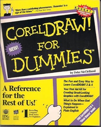 coreldraw for dummies 1st edition deke mcclelland 156884042x, 978-1568840420