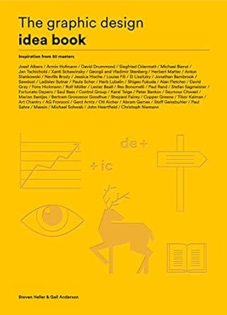 the graphic design idea book inspiration from 50 masters 1st edition steven heller ,gail anderson 1780677561,