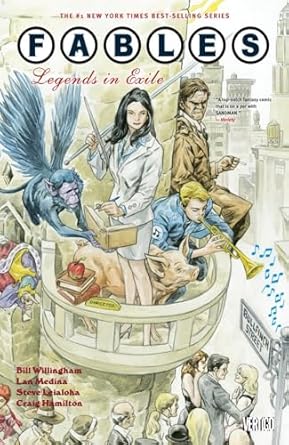 fables 1 legends in exile 1st edition bill willingham ,lan medina ,steve leialoha ,craig hamilton 140123755x,