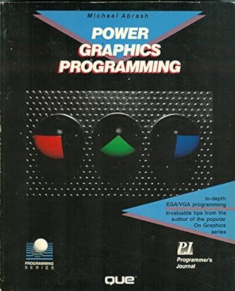 power graphics programming 1st edition michael abrash 0880225009, 978-0880225007