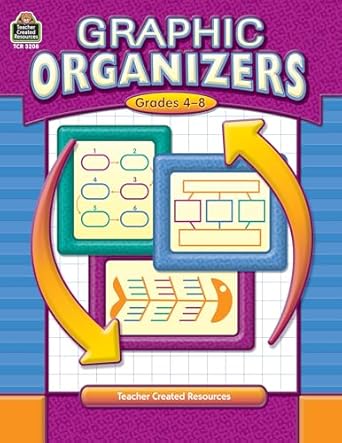 graphic organizers grades 4 8 grades 4 8 1st edition teacher created resources staff 0743932080,
