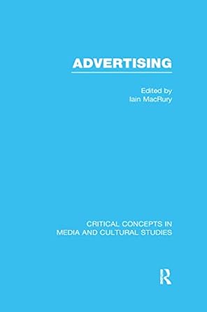 advertising 1st edition iain macrury 041557711x, 978-0415577113