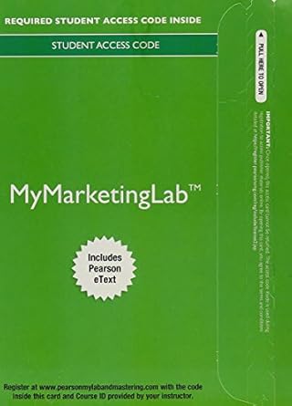 2014 mylab marketing with pearson etext access card for integrated advertising promotion and marketing