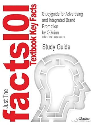 advertising and integrated brand promotion 1st edition cram101 textbook reviews 1428862749, 978-1428862746