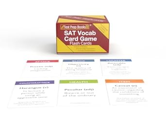 sat vocabulary study card game 2025 2026 sat vocabulary word prep with fun interactive gameplay full color