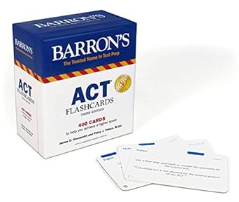 act flashcards 3rd edition james d giovannini ,patsy j prince m ed 1438079036, 978-1438079035