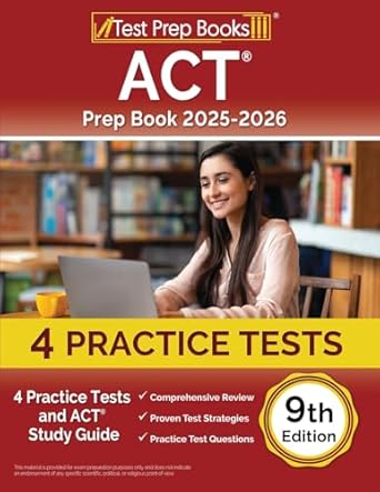 act prep book 2025 2026 4 practice tests and act study guide 1st edition lydia morrison 1637758596,
