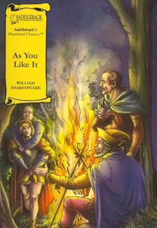 as you like it graphic novel 1st edition william shakespeare ,saddleback educational publishing 1599051435,