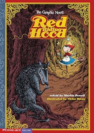 red riding hood the graphic novel 1st edition martin retold by powell ,victor rivas 1434208656, 978-1434208651
