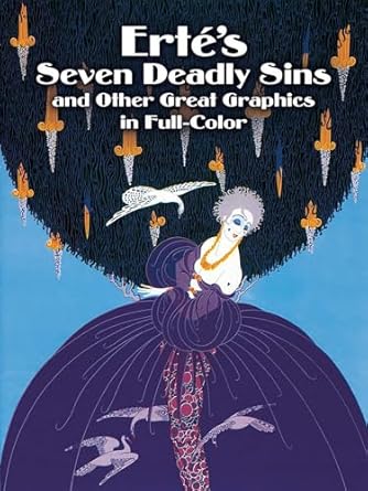 ertes seven deadly sins and other great graphics in full color 1st edition erte 0486246450, 978-0486246451