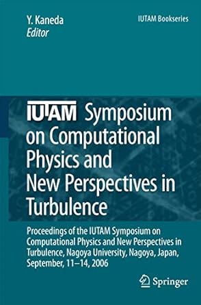 iutam symposium on computational physics and new perspectives in turbulence proceedings of the iutam