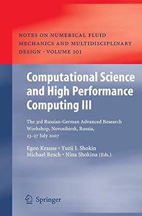 computational science and high performance computing iii the 3rd russian german advanced research workshop