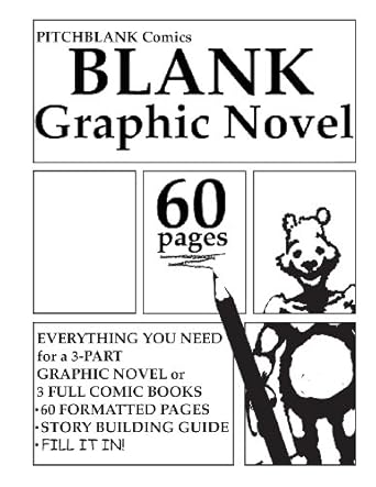 blank graphic novel 60 formatted pages plus guide 1st edition pitchblank comics ,jeff zeiss ,danny morgan