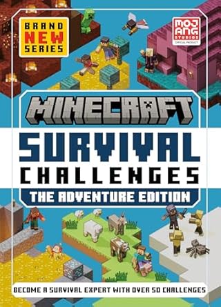 minecraft survival challenges the adventure edition mojang ab 0593984188, 978-0593984185