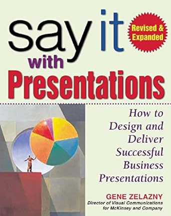 say it with presentations how to design and deliver successful business presentations revised and expanded