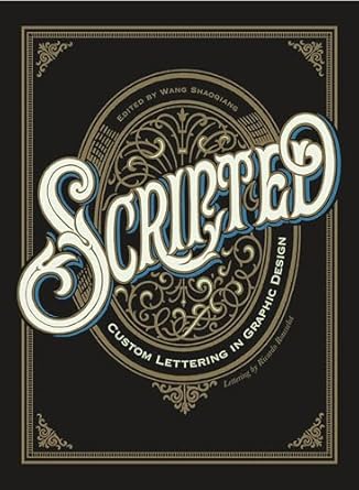 scripted custom lettering in graphic design 1st edition wang shaoqiang ,anna rolskaya maia 8417656472,