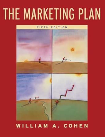 the marketing plan 5th edition william a cohen 047175529x, 978-0471755296